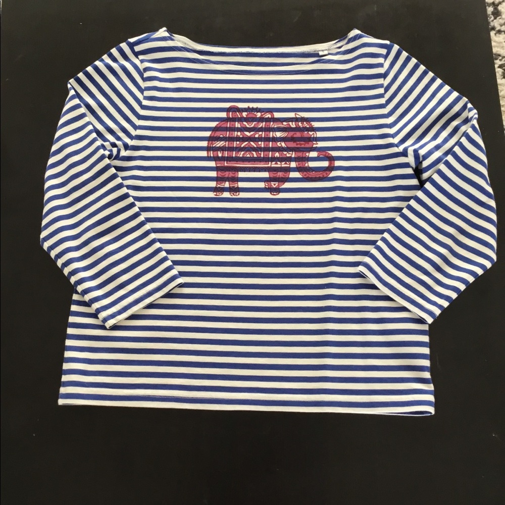 J crew boat neck tee